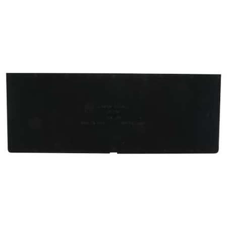 Black, Plastic Divider, 4 PK