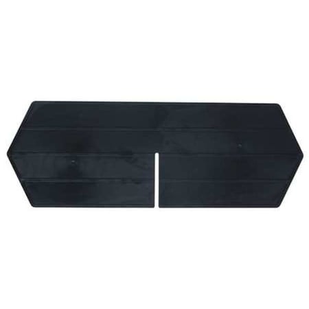Black, Plastic Divider, 10 PK