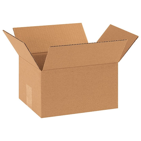 10 in x 8 in x 6 in Shipping Box, Kraft, Corrugate, Single Wall, 32 ECT