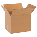 10 in x 8 in x 10 in Shipping Box, Kraft, Corrugate, Single Wall, 32 ECT