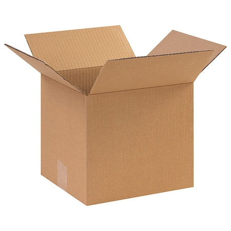 10 in x 9 in x 9 in Shipping Box, Kraft, Corrugate, Single Wall, 32 ECT
