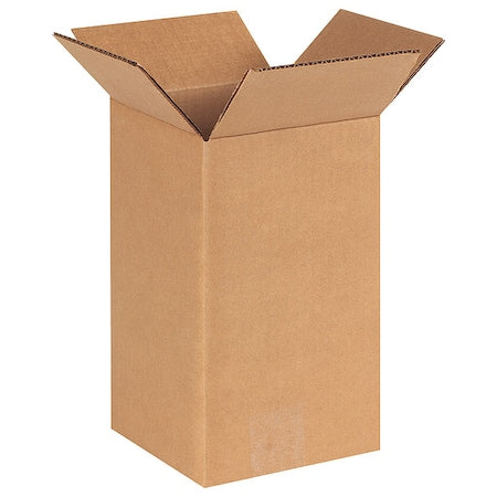 6 in x 6 in x 10 in Shipping Box, Kraft, Corrugate, Single Wall, 32 ECT