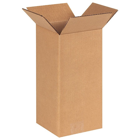 6 in x 6 in x 12 in Shipping Box, Kraft, Corrugate, Single Wall, 32 ECT