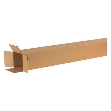 6 in x 6 in x 72 in Shipping Box, Kraft, Corrugate, Single Wall, 32 ECT