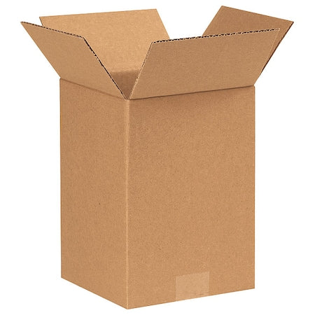 7 in x 7 in x 10 in Shipping Box, Kraft, Corrugate, Single Wall, 32 ECT