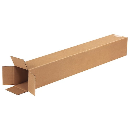 4 in x 4 in x 28 in Shipping Box, Kraft, Corrugate, Single Wall, 32 ECT
