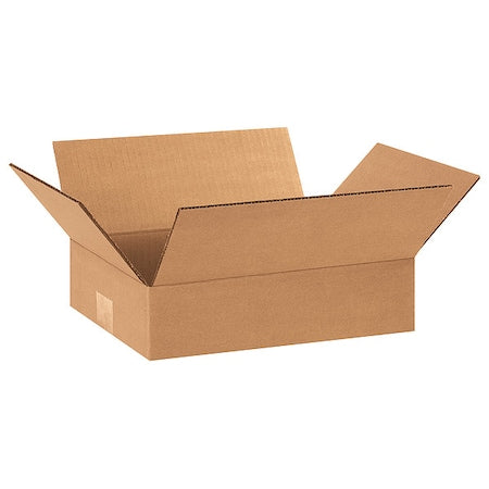 12 in x 9 in x 3 in Shipping Box, Kraft, Corrugate, Single Wall, 32 ECT