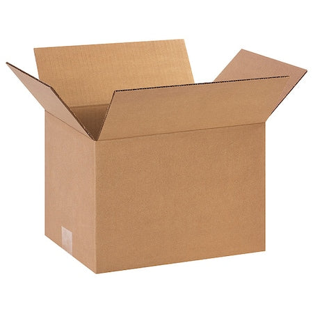 12 in x 9 in x 8 in Shipping Box, Kraft, Corrugate, Single Wall, 32 ECT