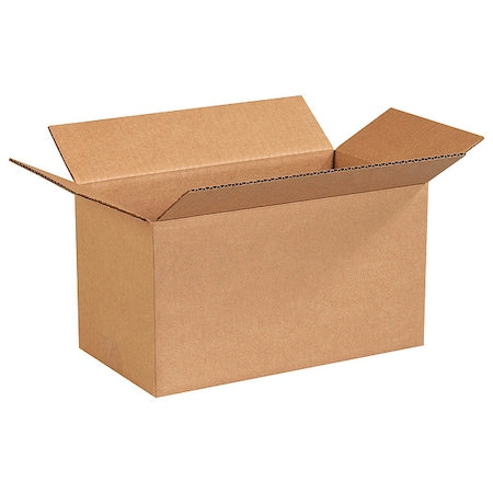 13 in x 7 in x 7 in Shipping Box, Kraft, Corrugate, Single Wall, 32 ECT