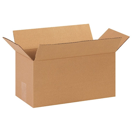14 in x 7 in x 7 in Shipping Box, Kraft, Corrugate, Single Wall, 32 ECT