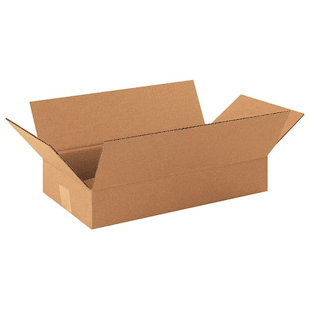 16 in x 9 in x 3 in Shipping Box, Kraft, Corrugate, Single Wall, 32 ECT