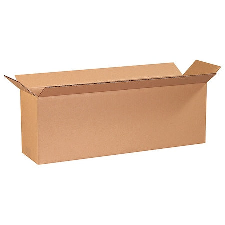 24 in x 6 in x 8 in Shipping Box, Kraft, Corrugate, Single Wall, 32 ECT