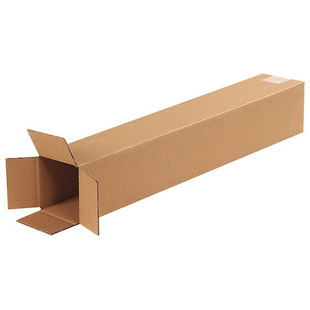 4 in x 4 in x 24 in Shipping Box, Kraft, Corrugate, Single Wall, 32 ECT