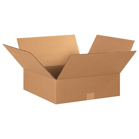 15 in x 15 in x 5 in Shipping Box, Kraft, Corrugate, Single Wall, 32 ECT