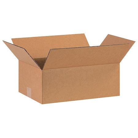 16 in x 10 in x 6 in Shipping Box, Kraft, Corrugate, Single Wall, 32 ECT