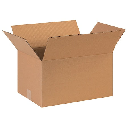16 in x 11 in x 9 in Shipping Box, Kraft, Corrugate, Single Wall, 32 ECT