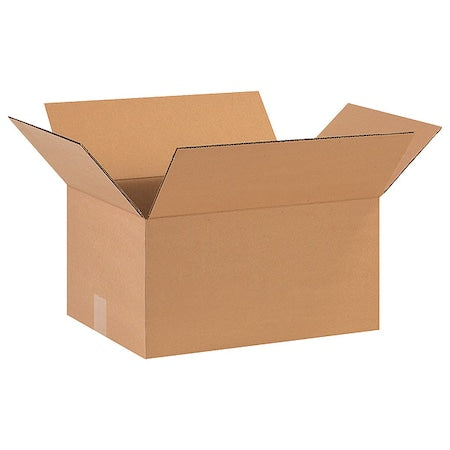 16 in x 12 in x 8 in Shipping Box, Kraft, Corrugate, Single Wall, 32 ECT