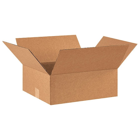 16 in x 14 in x 6 in Shipping Box, Kraft, Corrugate, Single Wall, 32 ECT