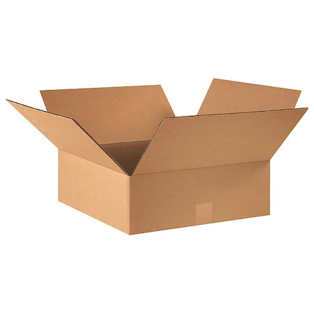 16 in x 16 in x 5 in Shipping Box, Kraft, Corrugate, Single Wall, 32 ECT