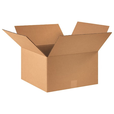 16 in x 16 in x 9 in Shipping Box, Kraft, Corrugate, Single Wall, 32 ECT