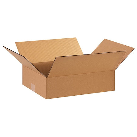 15 in x 12 in x 4 in Shipping Box, Kraft, Corrugate, Single Wall, 32 ECT