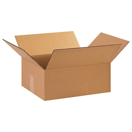 15 in x 12 in x 6 in Shipping Box, Kraft, Corrugate, Single Wall, 32 ECT