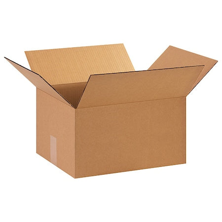 15 in x 12 in x 8 in Shipping Box, Kraft, Corrugate, Single Wall, 32 ECT