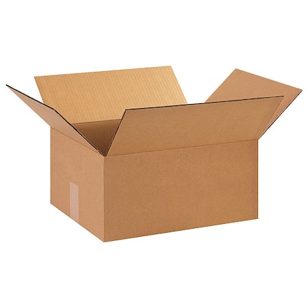 15 in x 13 in x 7 in Shipping Box, Kraft, Corrugate, Single Wall, 32 ECT
