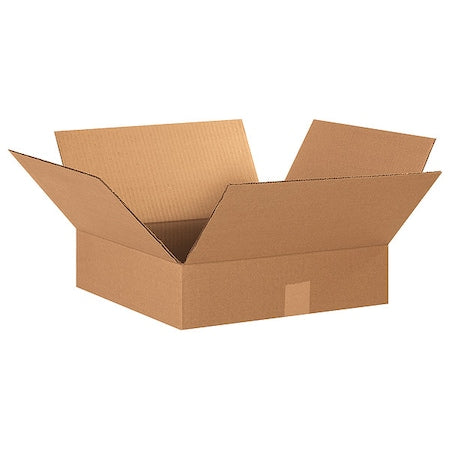 15 in x 15 in x 4 in Shipping Box, Kraft, Corrugate, Single Wall, 32 ECT