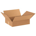 12 in x 10 in x 3 in Shipping Box, Kraft, Corrugate, Single Wall, 32 ECT