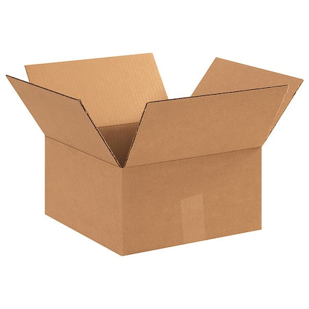 12 in x 12 in x 6 in Shipping Box, Kraft, Corrugate, Single Wall, 32 ECT