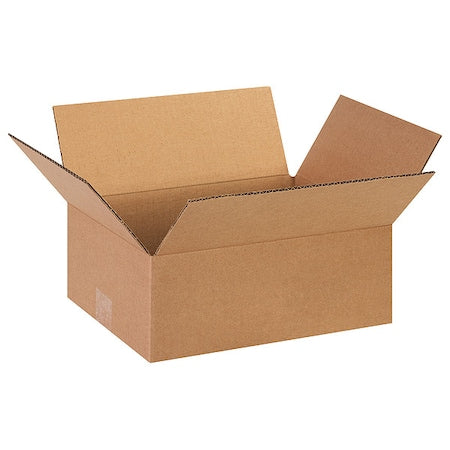 13 in x 10 in x 5 in Shipping Box, Kraft, Corrugate, Single Wall, 32 ECT