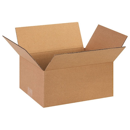 13 in x 10 in x 6 in Shipping Box, Kraft, Corrugate, Single Wall, 32 ECT
