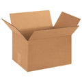 13 in x 10 in x 8 in Shipping Box, Kraft, Corrugate, Single Wall, 32 ECT