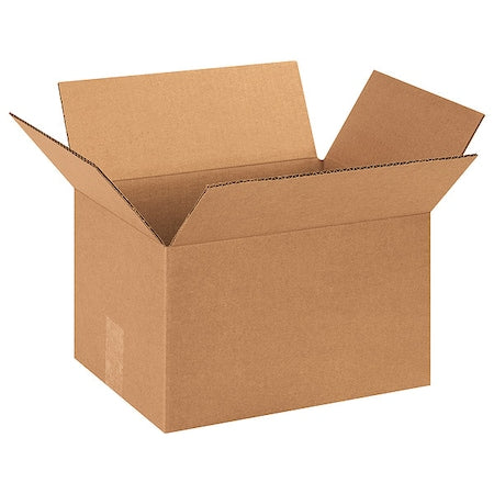 13 in x 10 in x 8 in Shipping Box, Kraft, Corrugate, Single Wall, 32 ECT