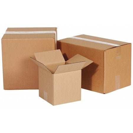 11 in x 8 in x 6 in Shipping Box, Kraft, Corrugate, Single Wall, 32 ECT