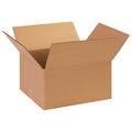 13 in x 11 in x 7 in Shipping Box, Kraft, Corrugate, Single Wall, 32 ECT