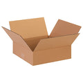 13 in x 13 in x 4 in Shipping Box, Kraft, Corrugate, Single Wall, 32 ECT