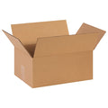 14 in x 9 in x 6 in Shipping Box, Kraft, Corrugate, Single Wall, 32 ECT