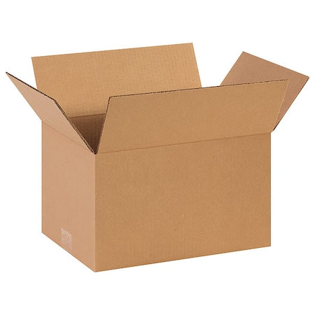 14 in x 10 in x 8 in Shipping Box, Kraft, Corrugate, Single Wall, 32 ECT