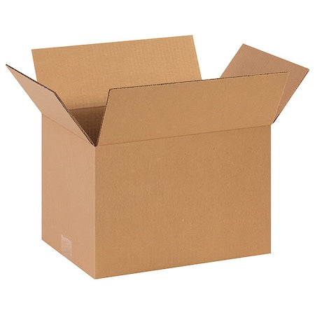 14 in x 10 in x 9 in Shipping Box, Kraft, Corrugate, Single Wall, 32 ECT