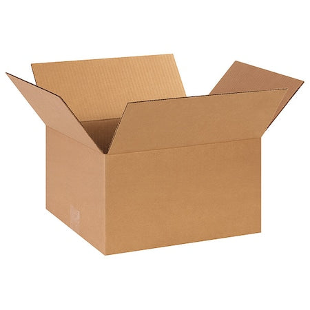 14 in x 12 in x 8 in Shipping Box, Kraft, Corrugate, Single Wall, 32 ECT