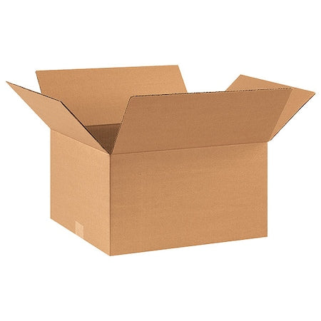17 in x 14 in x 9 in Shipping Box, Kraft, Corrugate, Single Wall, 32 ECT