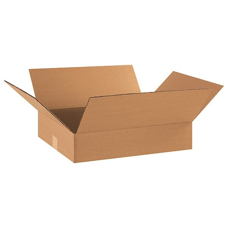 18 in x 14 in x 4 in Shipping Box, Kraft, Corrugate, Single Wall, 32 ECT
