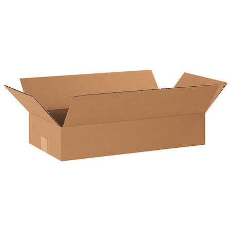 20 in x 10 in x 4 in Shipping Box, Kraft, Corrugate, Single Wall, 32 ECT