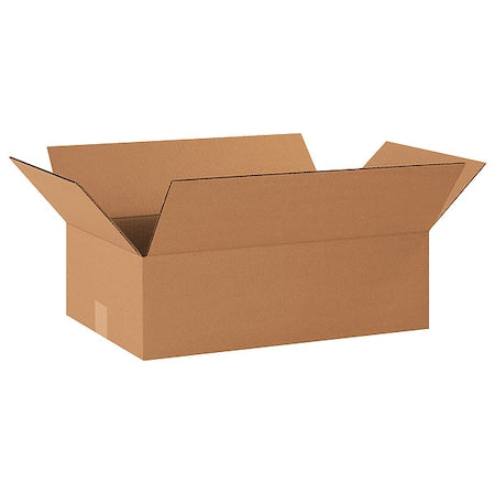 20 in x 12 in x 6 in Shipping Box, Kraft, Corrugate, Single Wall, 32 ECT