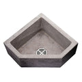 Neo-Corner Mop Service Basin 20 in x 20 in, 1, Terrazzo