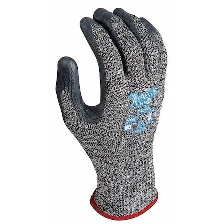 Cut-Resistant Coated Gloves, Cut Level A4 , Nitrile , Textured , L 1 PR