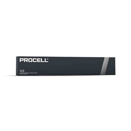 Battery, Lithium, Size 123, 3VDC, PK12