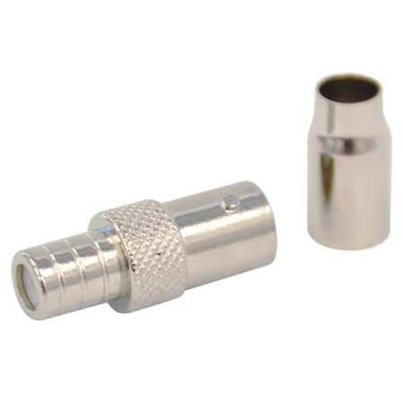 Cable Coupler, BNC/Female, RG6 Coax, PK10